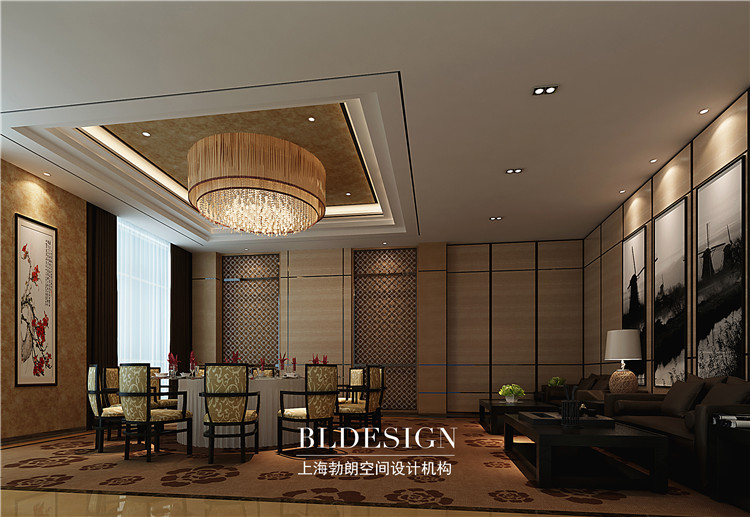 广城国际大酒店设计案例-餐厅包房设计