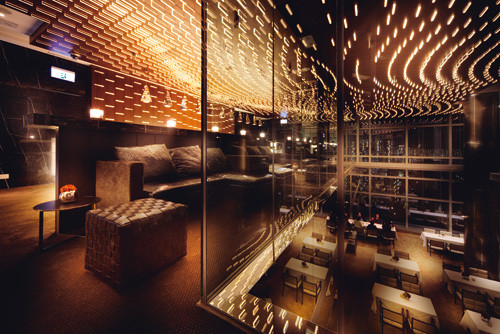 香港峻弦高端会所餐厅设计