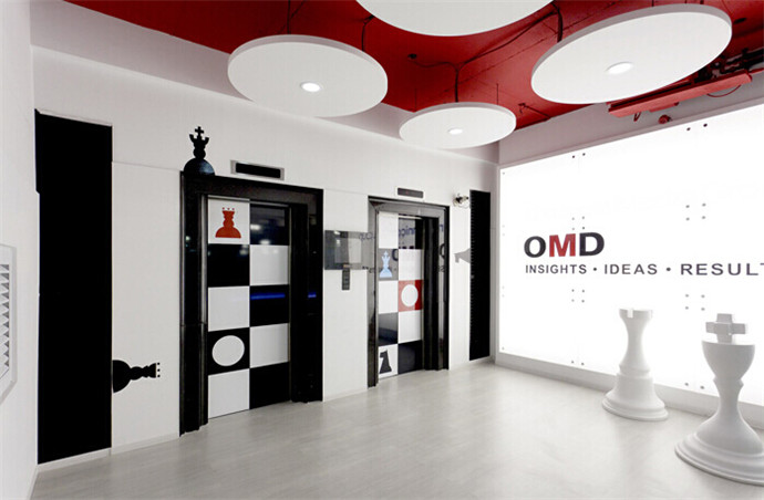 解析台湾普普风潮办公设计 美商OMD浩藤媒体公司办公设计