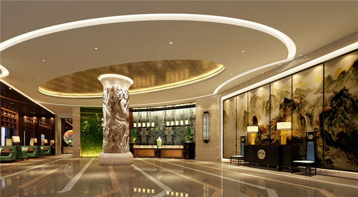 重庆时瑞四星级精品酒店大堂设计