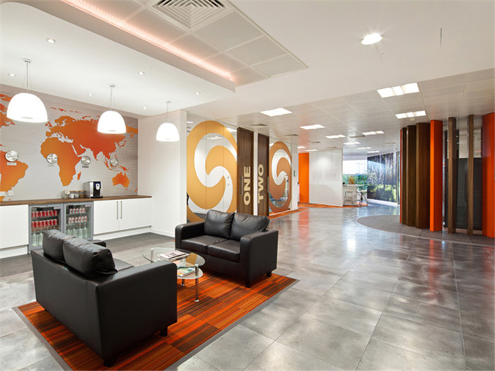 橙色办公空间设计