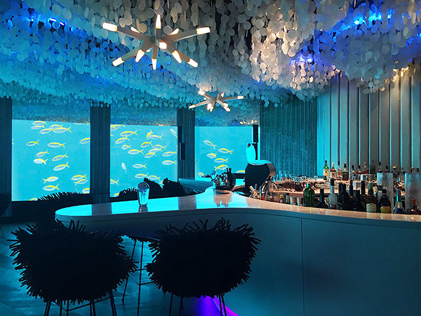 马尔代夫海底餐厅效果图