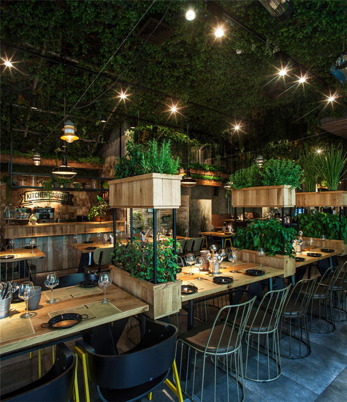 以色列香草主题餐厅装修设计方案