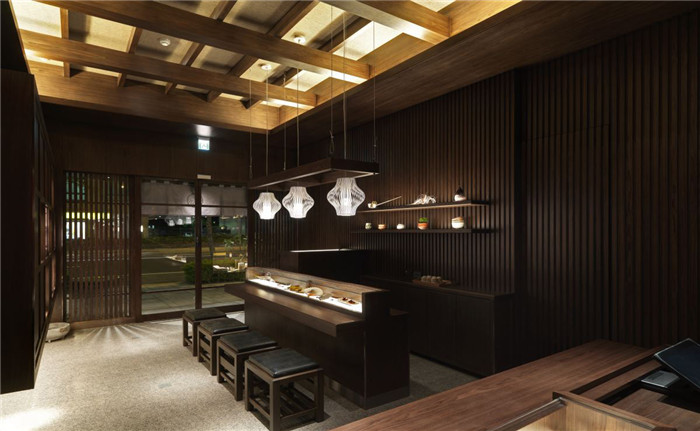 现代日式禅风餐厅室内设计