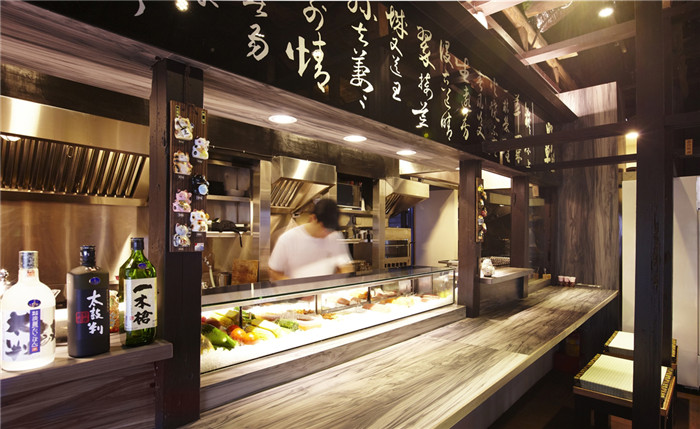 日式料理主题餐厅设计图