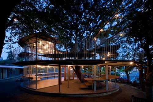 日本亲近自然的幼儿园建筑设计