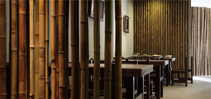 中式禅意竹韵餐厅室内设计方案