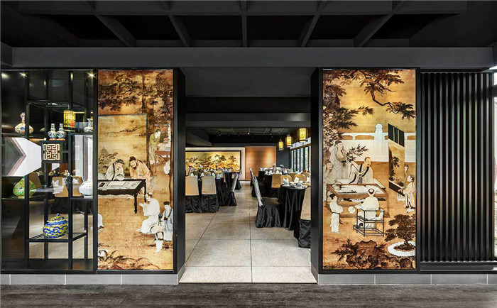 蒋府宴   古今合并的新东方中式主题餐厅设计赏析