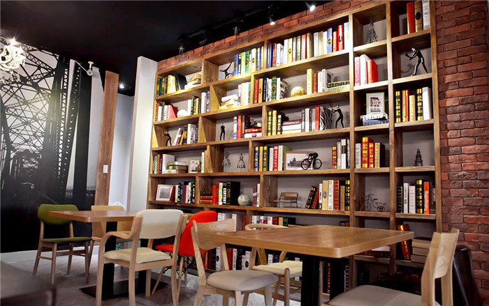 餐厅书架设计效果图