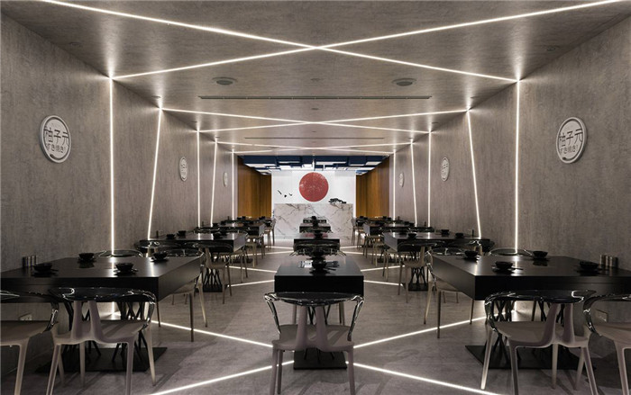 现代风格日式餐厅室内设计图