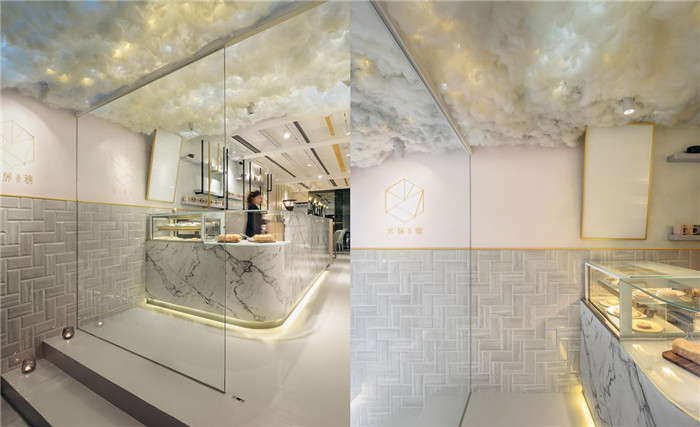 云海主题咖啡厅甜品店设计案例
