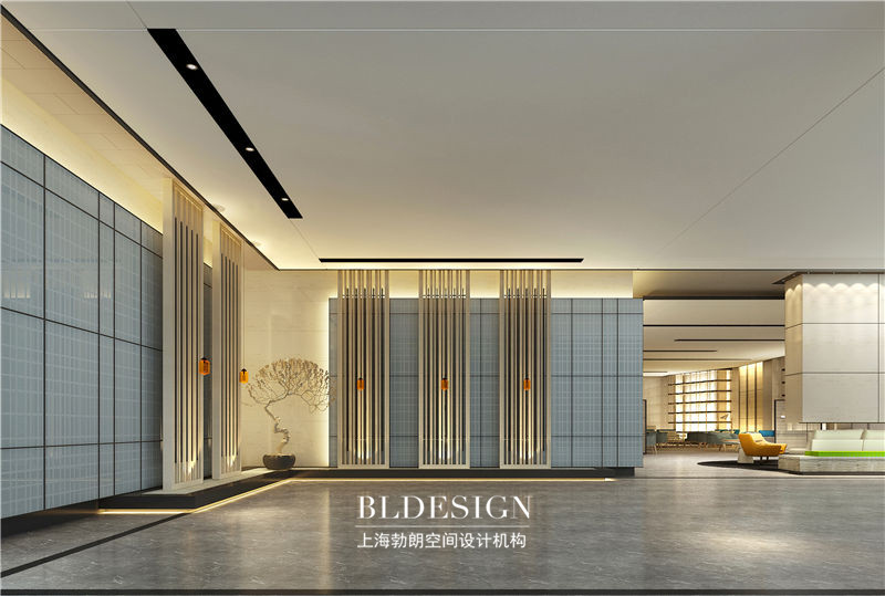 郑州名汇文华精品星级酒店大堂空间设计效果图