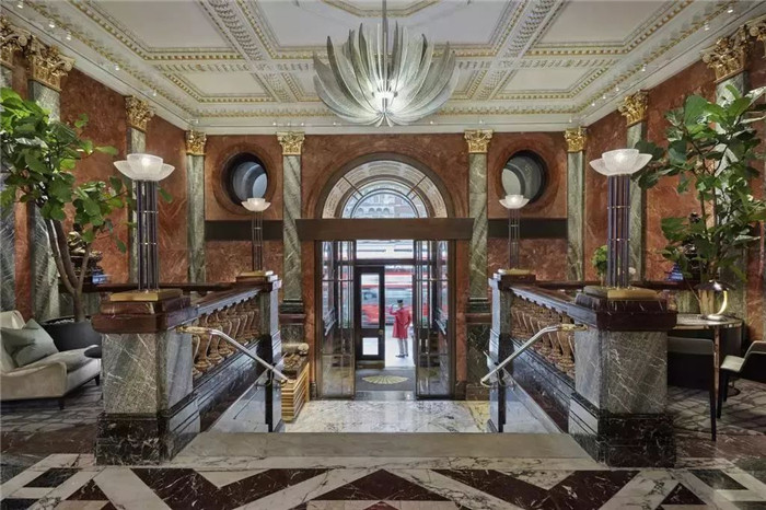 伦敦海德公园文华东方酒店大堂设计方案