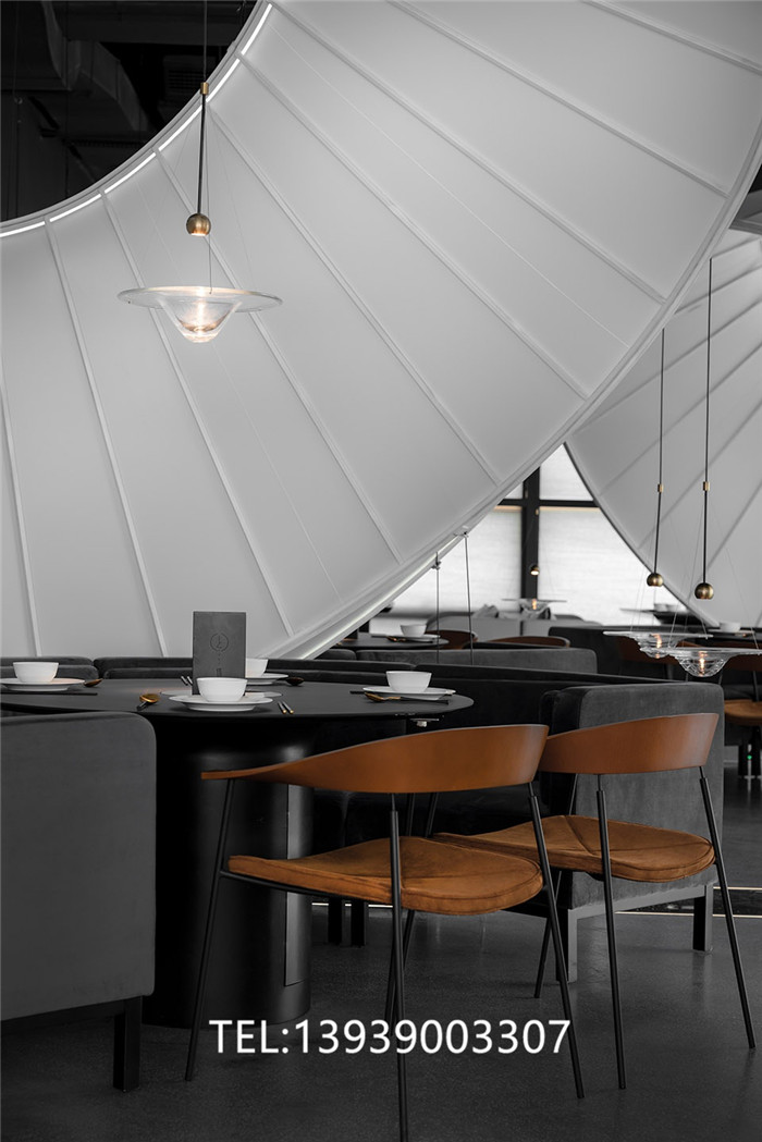 以大海和贝壳为灵感的特色主题餐厅设计方案