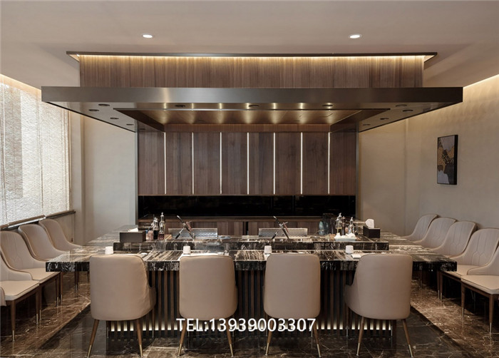 勃朗餐饮设计公司推荐高端日式铁板烧餐厅设计方案