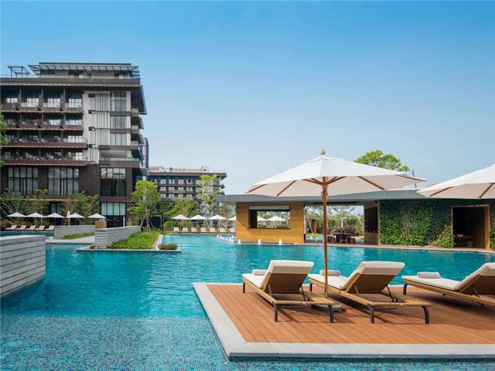 自然主题海南三亚海棠湾阳光壹度假酒店泳池设计方案