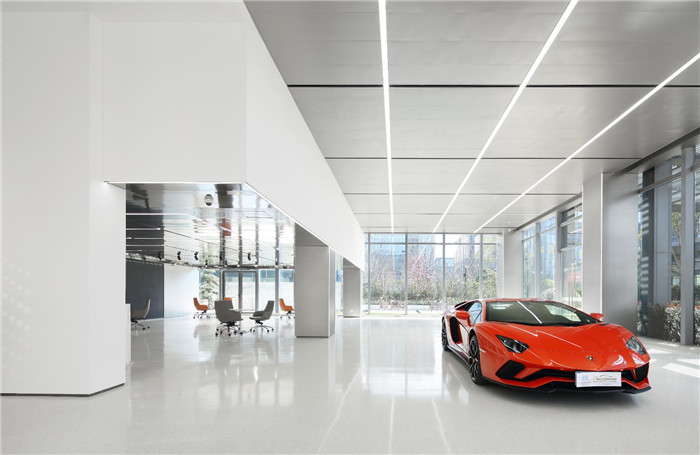 时尚未来感极强的科技集团总部办公楼展厅设计方案