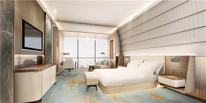 地标性超高层城市酒店设计  重庆来福士洲际酒店客房设计方案