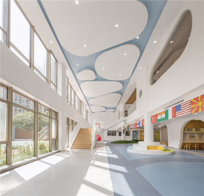 河南知名幼儿园装修公司推荐高端私立幼儿园室内装修方案