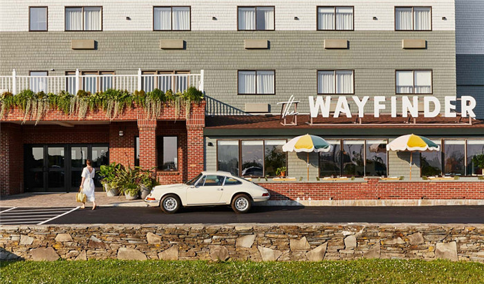 美国The Wayfinder Hotel复古风酒店翻新改造设计