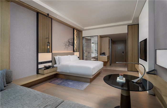 酒店大床房设计  成都万怡高端商务酒店设计案例