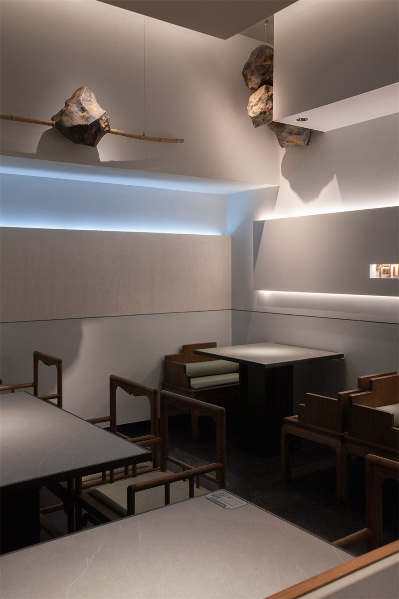 现代手法东方审美  绿茶中餐厅设计方案
