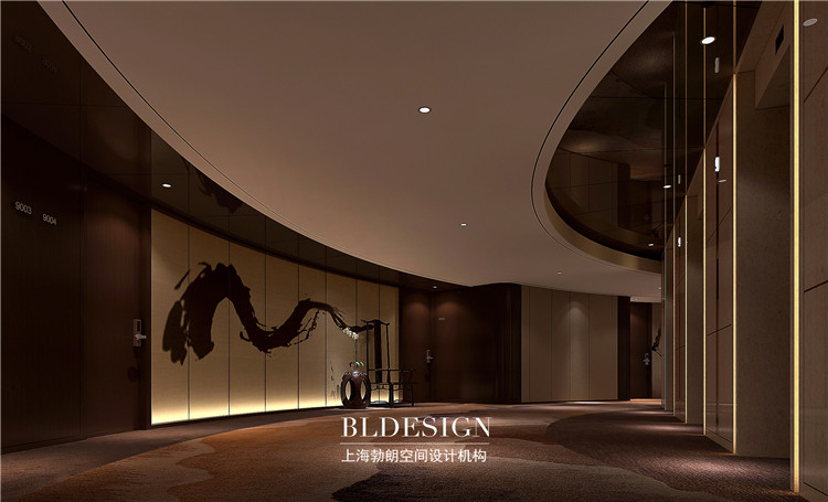 紫金宫标准四星级酒店设计方案-电梯厅
