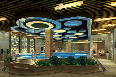 信阳东方威尼斯洗浴酒店设计案例