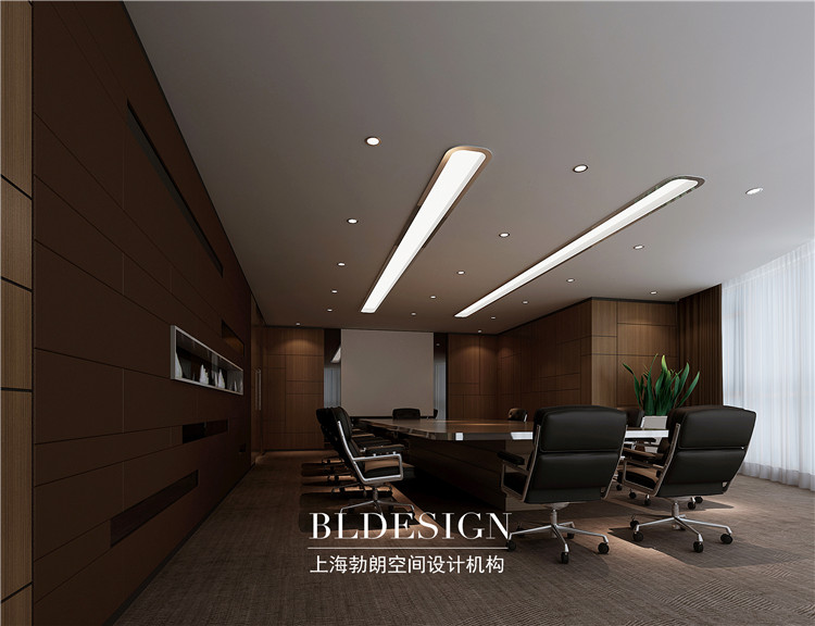 商丘宏鑫办公楼设计-公司高层会议室设计