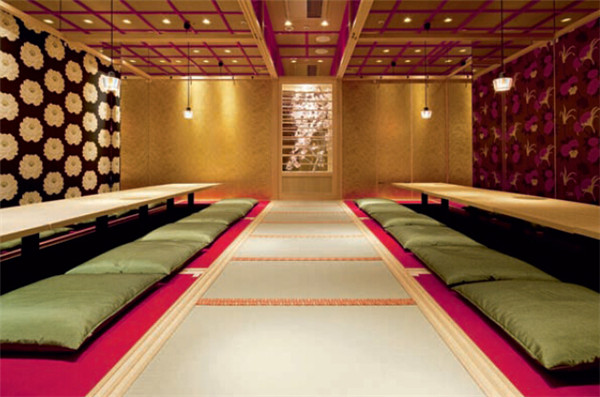 传统日式餐厅设计效果图