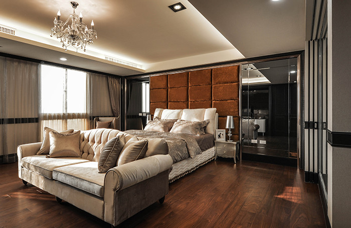新古典奢华别墅卧室设计方案