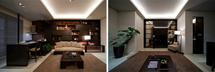 新中式样板房设计案例