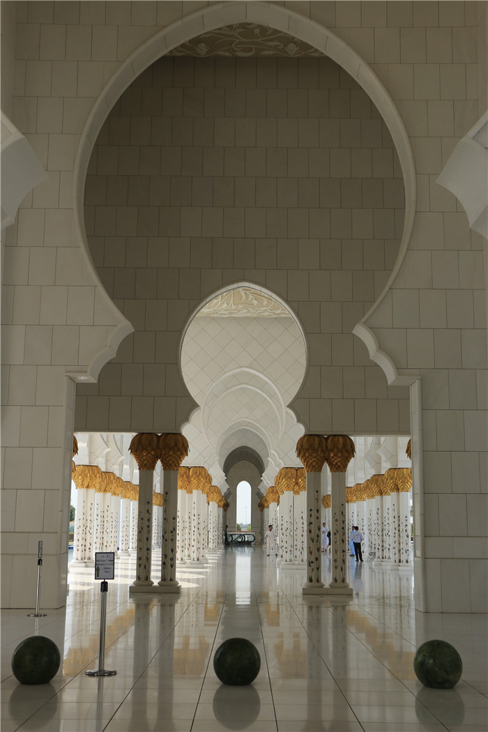 大清真寺大堂空间设计实景图
