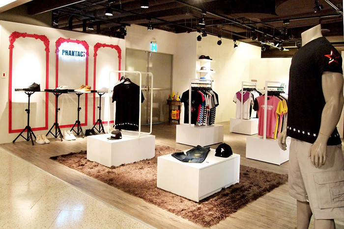 潮流服装店店面设计效果图