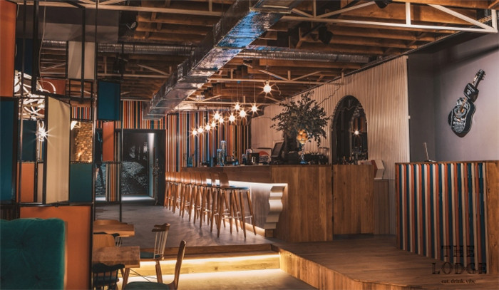 罗马尼亚Lodge餐厅室内空间设计效果图