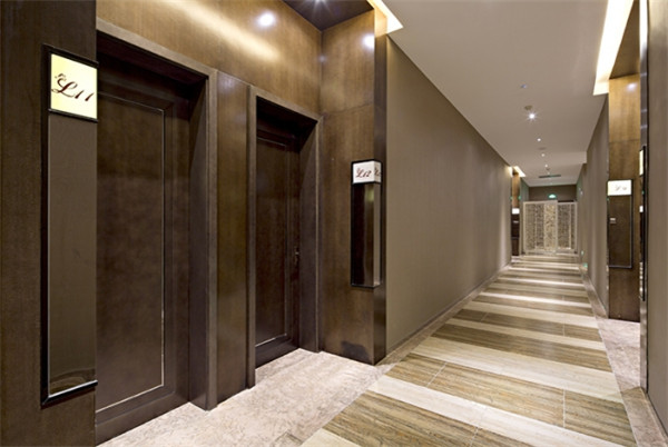 休闲会所电梯厅设计