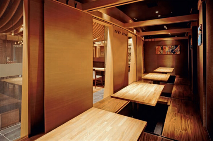 日式料理餐厅卡座包间设计方案