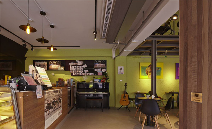 小清新风格咖啡厅室内设计方案