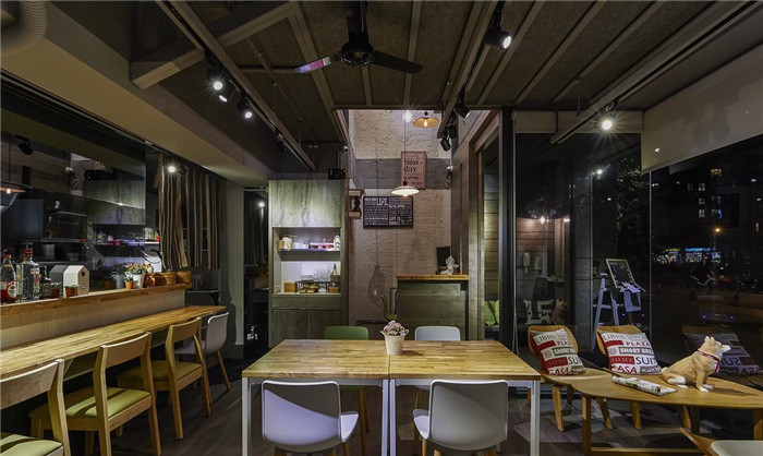 都会休闲风格小型餐厅室内设计方案