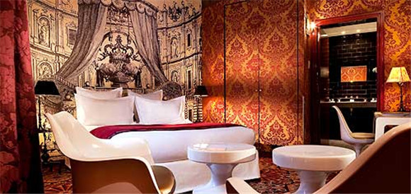 典雅奢华的酒店客房空间设计欣赏