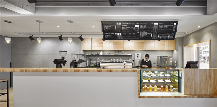 60平方Loft风格咖啡店设计图
