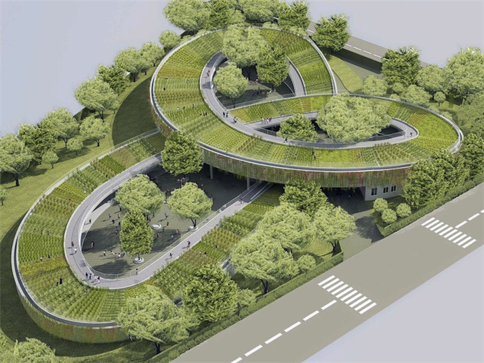 越南绿色农业幼儿园建筑设计图