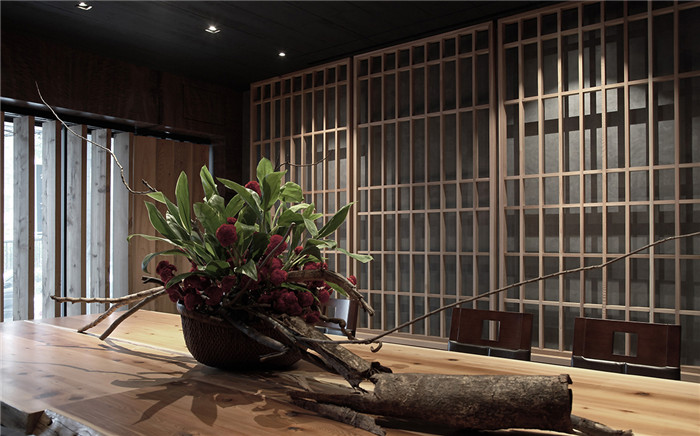 水月斋日式料理餐厅装修设计案例