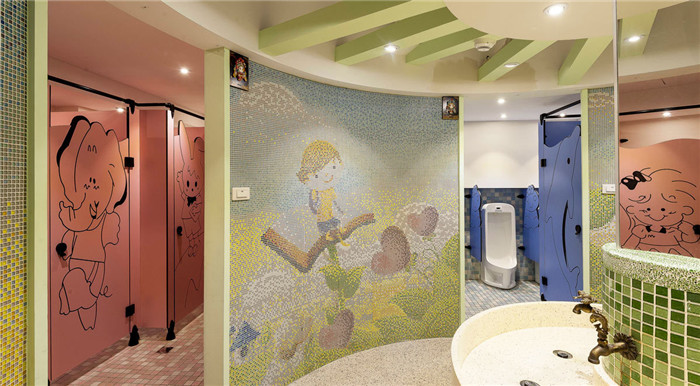 郑州幼儿园卫生间马赛克图案设计