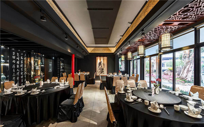 新东方中国风餐厅室内设计方案
