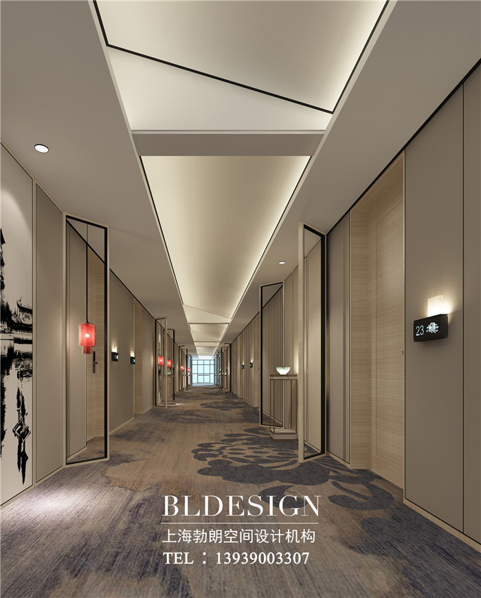 开封安石文化精品酒店客房层走廊设计方案