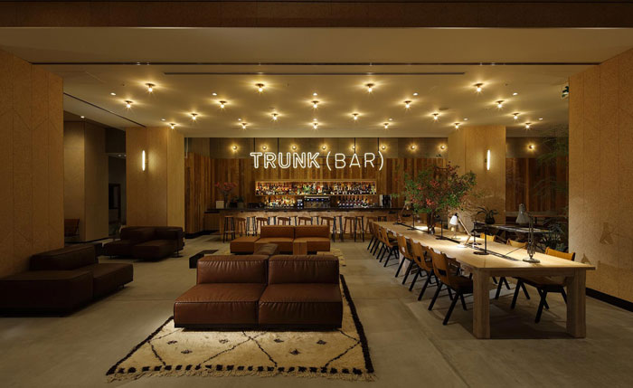 日本Trunk禅意精品酒店餐厅设计