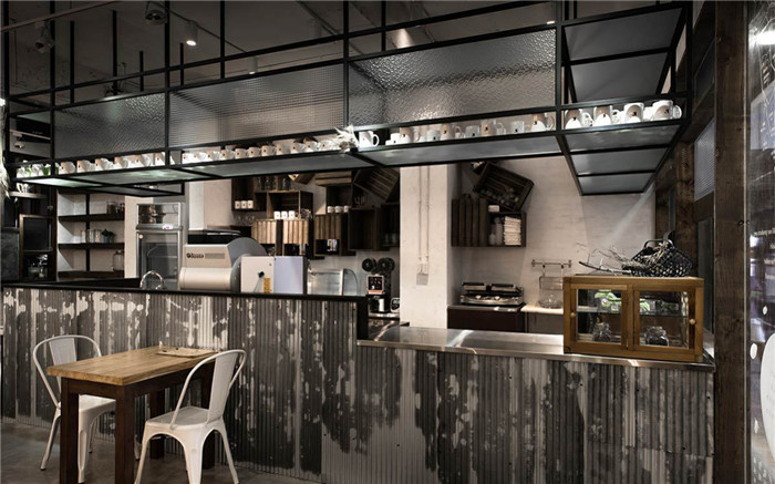 赏心悦目的复古工业风主题餐厅装修设计案例
