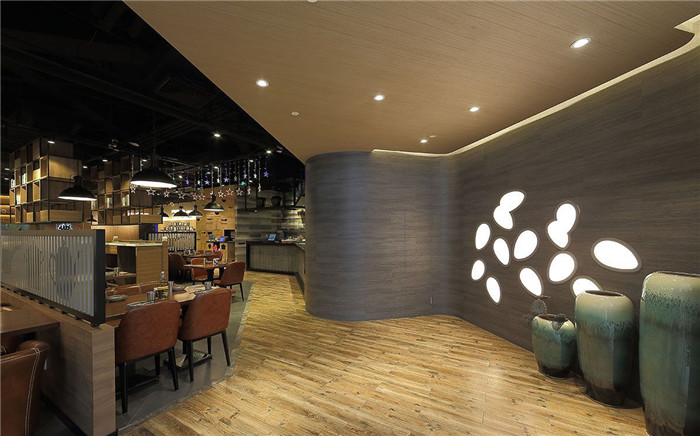 台湾特色料理餐厅设计   食乐・乐记主题餐厅装修设计案例