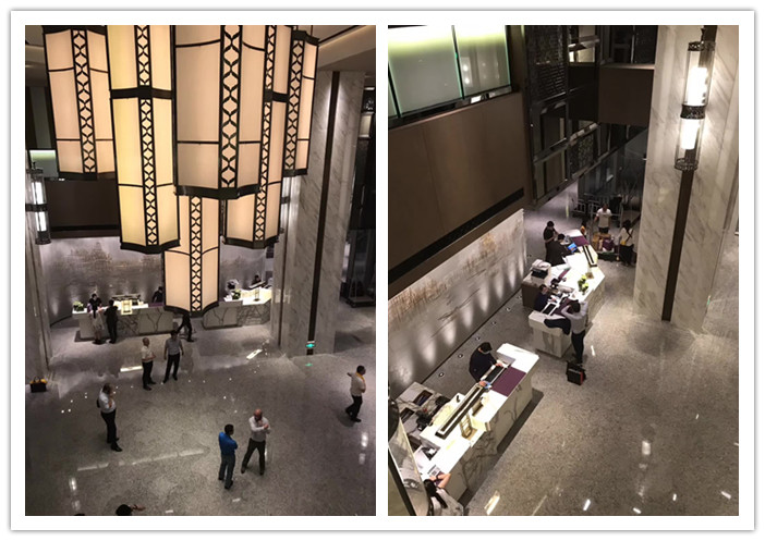 广州康莱德酒店大堂装修设计实景图